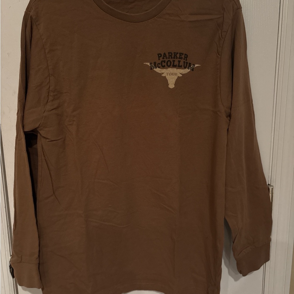 Men's Brown Long Sleeve Shirt